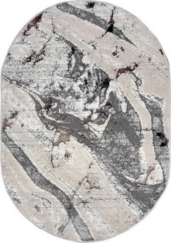 Ковер для жилой комнаты Bossan Rome B038A-VIZION-BEJ-OVAL 200x290
