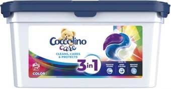 Капсулы для стирки Coccolino 3в1 Color для цветного белья (29 шт)