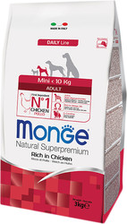 Корм для собак Monge Mini Adult Rich in Chicken 0.8 кг