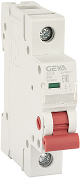 Выключатель нагрузки GEYA 1P 80А 12кА GYH81P80