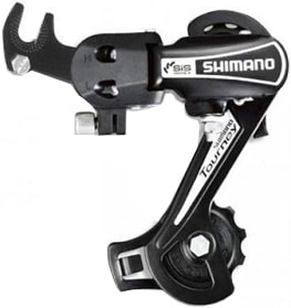 Переключатель скоростей задний Shimano Tourney RD-TY21-B 14-28T (черный)