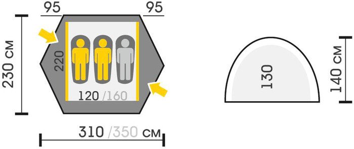 Палатка Talberg Marel 2 [TLT-056]