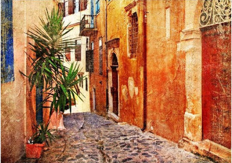 Фотообои Citydecor Улочка 2 с защитным покрытием 200x140