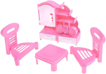 Аксессуары для кукольного домика Форма Гостиная Кристина С-49-Ф