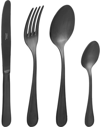 Набор столовых приборов Dalper Frica Black 638-203 (24пр)