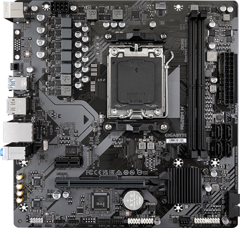 Материнская плата Gigabyte A620M H (rev. 1.0)