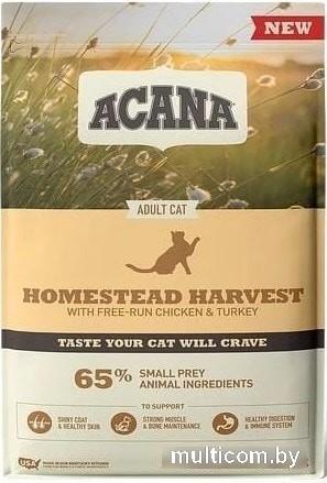 Сухой корм для кошек Acana Homestead Harvest 1.8 кг