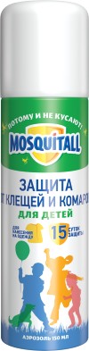 Аэрозоль от насекомых Mosquitall Нежная защита для детей 150 мл