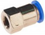 RockForce Фитинг для пласт. трубок 10 мм с внут. резьбой 1/4 RF-SPCF10-02
