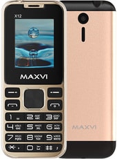 Мобильный телефон Maxvi X12 (золотистый)