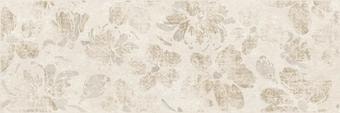 Керамическая плитка Meissen Органик Цветы OR2U011 (250x750, бежевый)