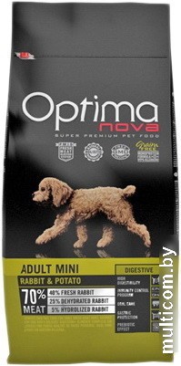 Корм для собак Optimanova Adult Mini Digestive Rabbit & Potato 2 кг