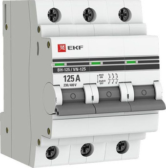 Выключатель нагрузки EKF PROxima ВН-125 3P 125А SL125-3-125-pro