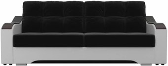 Диван Лига диванов Браун 102176 (черный/белый)