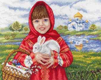 Набор для вышивания Жар-Птица Пасхальный кролик
