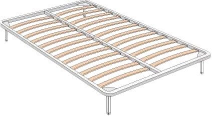 Ортопедическое основание Askona С ламелями 140x200