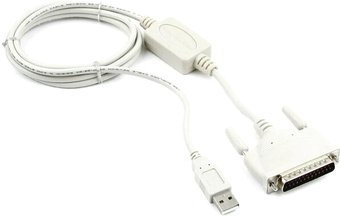 Адаптер Gembird UAS112 USB Type-A - COM (1.8 м, белый)
