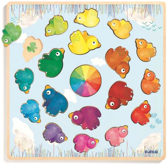 Мозаика/пазл Djeco Рамка-вкладыш Радуга 01807