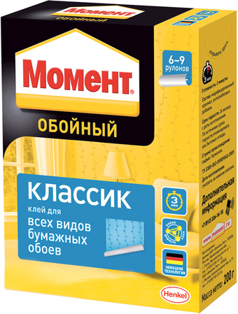Клей для обоев Момент Классик (200 г)
