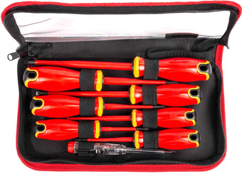 Набор отверток КВТ Слим НИО-2208 (8 предметов)