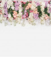 Шторка-занавеска для ванны JoyArty Весенняя сирень sc_76517630