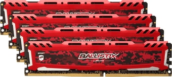 Оперативная память Crucial Ballistix Sport LT 4x16GB DDR4 PC4-19200 BLS4K16G4D240FSE