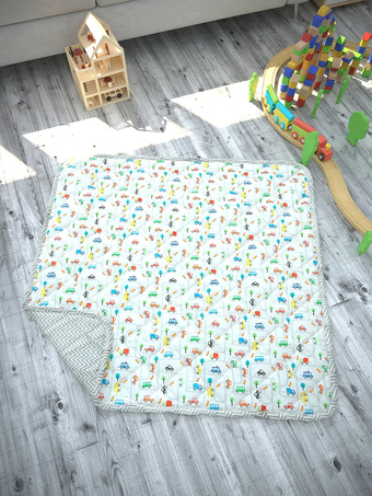 Игровой коврик Amarobaby Soft Mat Дорога AB2165SMGDo/11 (серый)