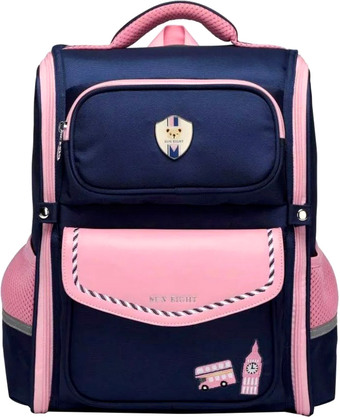 Школьный рюкзак Sun Eight SE-2874 (темно-синий/розовый)
