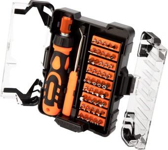 Набор отвертка с битами Kranz KR-12-4775 (48 предметов)