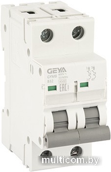 Выключатель автоматический GEYA GYM8 2P 32А B 4.5кА GYM82P32B