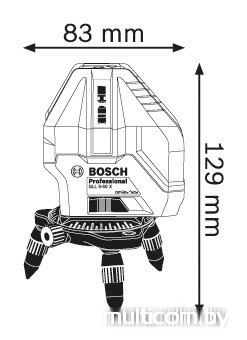 Лазерный нивелир Bosch GLL 5-50 X Professional [0601063N00]