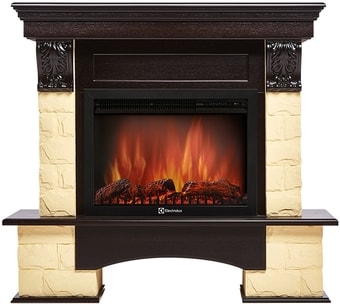 Портал Firelight Forte 25S (камень бежевый/шпон венге)