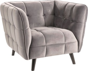 Интерьерное кресло Signal Castello Velvet 1 Bluvel 14 (серый)