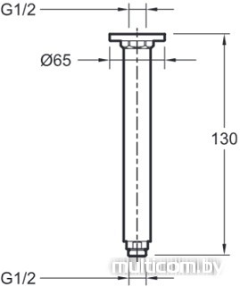 Держатель верхнего душа Jacob Delafon E15398-CP