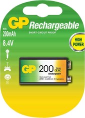 Аккумуляторы GP 9V 200mAh