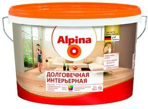 Краска Alpina Долговечная интерьерная 0.85 л (прозрачный)