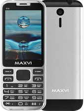 Мобильный телефон Maxvi X10 (серебристый)