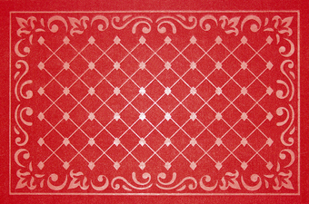 Придверный коврик Kovroff Ромбы 60x90 П/10/03/05 (красный)