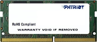 Оперативная память Patriot 8GB DDR4 SODIMM PC4-19200 PSD416G240081S