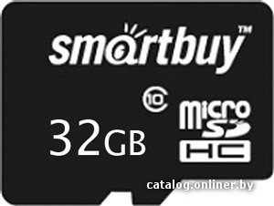 Карта памяти Smart Buy microSDHC (Class 10) 32GB (SB32GBSDCL10-00)