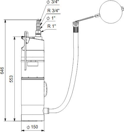 Насос Grundfos SBA 3-35 AW