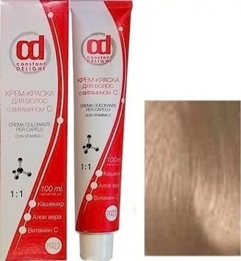 Крем-краска для волос Constant Delight Crema Colorante с витамином С 9/16 (блондин сандре шоколадный)
