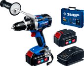 Дрель-шуруповерт Зубр DB-211-42 (с 2-мя АКБ, кейс)