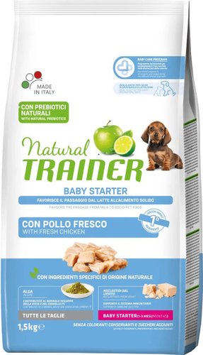 Сухой корм для собак Trainer Natural (для щенков из свежей курицы с дрожжевыми нуклеотидами) 1.5 кг