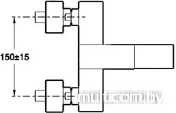 Смеситель Jacob Delafon Strayt E45370-CP