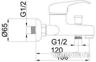 Смеситель Rubineta P-10 Star (P10001)