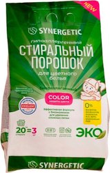 Стиральный порошок Synergetic Color Гипоаллергенный 3 кг