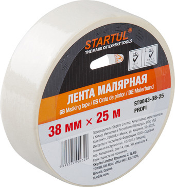 Лента малярная Startul Profi ST9043-38-25