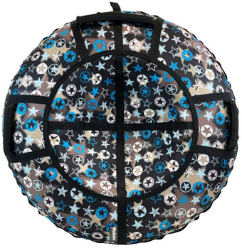 Тюбинг Hubster Люкс Pro S Фабрика звезд 90см во7683-2 (черный)