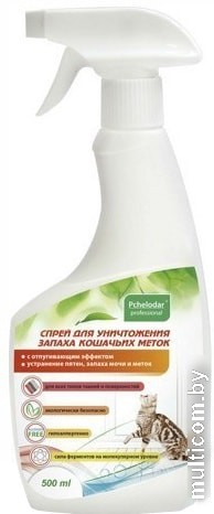 Универсальное средство Pchelodar для уничтожения запаха кошачьих меток 500 мл